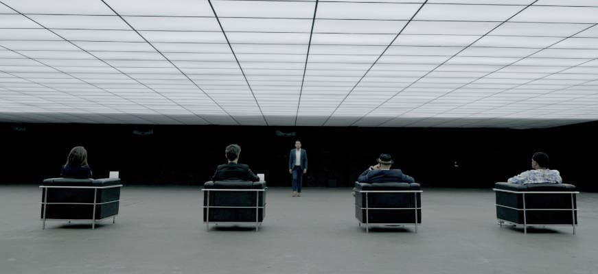 KillerWhales TV Show - Man in Front of Judges